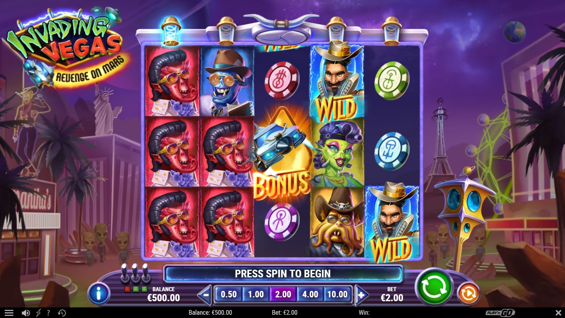 Invading Vegas Revenge on Mars